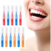 20pcs Interdental Brush Floss Sticks Tooth Floss Head Toothpick Cleaning New