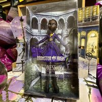 Monster High X Wednesday Official Bianca Barclay Authentic Collector Doll Display Toy Gift for Kids Birthday Holiday Collectible