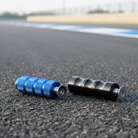 M6 Universal Motorcycle Foot Pegs Gear Shift Lever Replacement Heavy Duty Brake Pedal Parts for Street and Adventure Riding