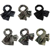 AliExpress 150X45cm ACU DCU CB A-TACS FG Bionic Camouflage Mesh Fabric Tactical Cycling Mask Scarf Cloth MCAP Desert Python MCBK MCTP