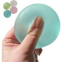 Transparent Blue Maltose Squishy Toys Anti Stress Sensory Fidgets Toy Soft Simulated Maltose Slow-rebound Decompression Toy