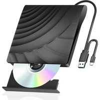 External Blu ray Burner USB3.0 3D Bluray Player for Laptop PC CD DVD-ROM BD Disc Drive Reader Writer for Window 11 10 Mac OS