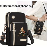 Huaben letter Z printed fashion casual messenger bag change new nylon cloth new mobile phone messenger bag women's bag