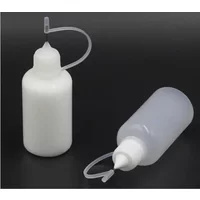 Paper Quilling Craft Glue Bottle, 30ml Empty Squeeze Applicator Bottle with Precision Needle Tip 1/2/3/5/6/10/15/20PCS