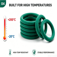 10 FKM O-rings CS 1.5mm outer diameter 4~30mm durable sealing ring for high and low temperature alternating precision equipment.