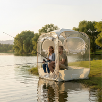 Instant Outdoor Bubble Tent Portable All-Weather Sun Shelter for Camping Fishing And Sports Events Weatherproof Cheering Area