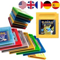 5 Languages Version GBC Pokemon 16-bit Game Video Game Cartridge Console Card Red Blue Crystal Golden Green Silver Yellow
