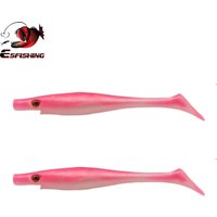 ESFISHING soft lures fishing Hog Shad 100mm 125mm 150mm Sea Fishing Silicone bait swimbait isca artificial