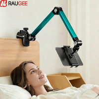 Tablet Holder for Bed Lazy Bracket for iPad Stand Adjustable Metal Arm Desktop Tablet Support 360° Rotating Folding Tablet Mount