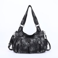 Vintage Women Handbag Top-handle Shoulder Bag Satchel Fashion PU Dinner bag Multi-pockets Shoulder Bags Phone Money Pack