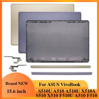 Laptop Case For ASUS S510U A510 A510U X510UA S510 X510 F510U A510 F510 Notebook Screen LCD Back Cover Front Frame Hinges Cover