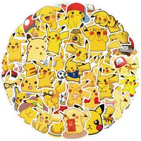 10/30/60PCS Pokemon Cute Pikachu Stickers For Kids DIY Skateboard Notebook Bicycle Laptop Suitcase Funny Decals Graffiti Toys