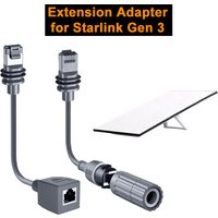 Extension Adapter for Starlink Gen 3 V3 Ethernet Cable Adapter RJ45 Converter 26AWG 1200Mbps Cord for Starlink Gen 3 Accessories