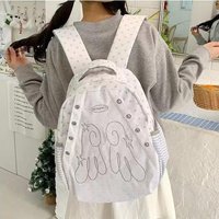 Japanese And Korean Original Cute Polka Dot Wing Backpacks Casual And Versatile College Style Student Backpack For Women Trendy