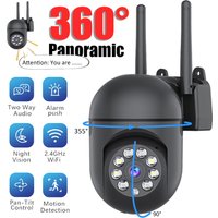 1080P Smart Home Security Camera Outdoor PTZ Wireless IP CCTV 4x Digital Zoom Auto Tracking Security Surveillance Camera