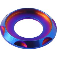 AliExpress XMSJ Titanium Washer M5 M6 M8 M10 Flange Screw Spacer Fancy Decorative Patterned Step Gasket for Bike Motorcycle Car Washer