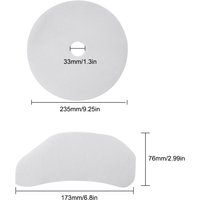10pcs Tumble Clothes Dryer Exhaust Filter For BUSH DHB7VTDW DHB7VTDB TD3CNBW Air Intake Humidifier Filter Cotton