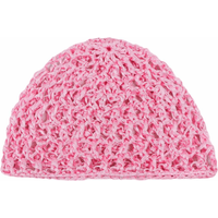 Simple Breathable Hair Net Cap Crochet Cap Hollowout Mesh Turban Hat Comfortable Chemo Cap Hats Prayer