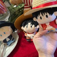10cm Hot Anime One Piece Series Plush Toy Cartoon Character Exquisite Creativity Cute Stuffed Doll Boys and Girls Birthday Gift