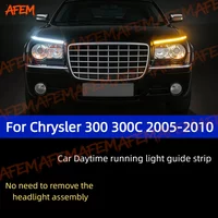 Daytime Running Light Guide Strip For Chrysler 300 300C 05-10Auto LED DRL Daytime Running light Flexible Decorative Ambient Lamp