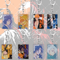 Anime BLEACH Kawaii keychain Cute Keyring Ichigo Kurosaki Rukia Kuchiki Car Key Decor School Bag Ornament Fans Collection