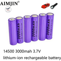 AA Battery 3000mAh 3.7V High Capacity for Radios Microphones Electric Toys AA 14500 Battery