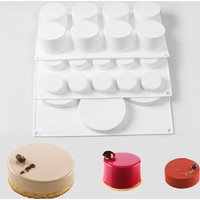 Cylindrical French Mousse Cake Mold Silicone Chocolate Mold Food Grade Kitchen Baking Tool Soap Mold Dessert Making Tools