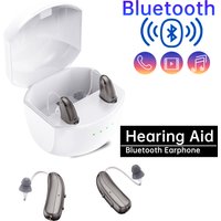 Rechargeable Hearing Aids For Deaf High Power Bluetooth Hearing Aid Digital 10 Channal Mini Sound Amplifier Noise Cancelling