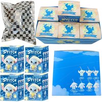 Disney Stitch Blind Box Bag Eat Some Thing Before Sleep Series Vinyl Pendant Cute Doll Mystery Box Fluffy Doll Surprise Gift