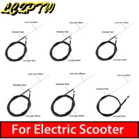 50/70/90/110/120/130/145/150/160/180/185/200cm Brake Cable Front Rear Drum Brake Line for Electric Scooter Accessories
