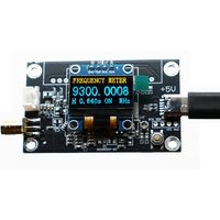 2CH 1KHz-9GHz Digital Frequency Meter Low/High Frequency Measurement 5Ghz 5.8Ghz RF Signal Frequency Counter Tester Cymometer