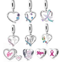 Fit Original Pan Charms Bracelet 925 Silver Comma and Semicolon This Too Shall Pass Suicide Awareness Bead For Making Berloque