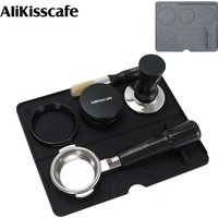 Coffee Tamper Mat Distributor Station Portafilter Silicone Pad Espresso Maker Bar Accessories Coffeeware Corner Barista Tools