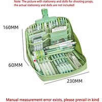 1 pcs 12 layers large capacity pencil case classification storage stationery organizing bag student stationery box