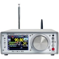 Full-Channel Stereo Radio TEF6686, High Sensitivity Desktop Stereo Radio Featuring Bluetooth Infrared Remote Control