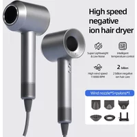 Compact Travel Hair Dryer with Folding Handle, Mini Lightweight Blow Dryer Dual Voltage, Quick Dry Portable Blowdryer for Home B