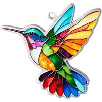 1pc Colorful Hummingbird Charms Stainless Steel DIY Necklace Earring Keychain Making Bird Animal Accessories Wholesale