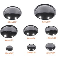 2Pcs Speaker Dust Cap Loudspeaker Dust Cover Black myra Repair Dust Cap Diameter 20mm,22mm,30mm,34mm,40mm,45mm,54mm,18mm