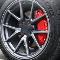 H7BD Aluminum Caliper Covers Auto Wheel Hub Front and Rear Brake Caliper Cover Easy Installation for 3 2025
