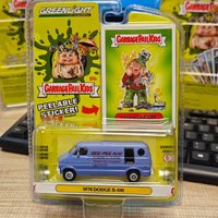 GreenLight 1:64 Scale 1976 B-100 B100 Van Vehicle Alloy Simulation Car Model Static Collection Decorated Holiday Gift Toy