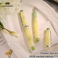 2026 Limited Flower Series !!! JINHAO 82 Fountain Pen EF/F/M Macaron Color Calligraphy Pen Stationery School Office Supplies