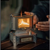 New Small Outdoor Stoves Ornamental Stove Glass Lamp Kerosene Stove Mini Stove Tea Stove Camping Equipment Stove
