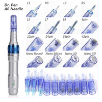 A6 Dr Pen Bayonet Slot Cartridge Needle Dr.Pen a6 Microneedling Tattoo Microneedle 1/3/5/7/9/12/24/36/42/Round Nano 3D 5D