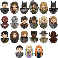 Sci-Fi Superhero Building Blocks Assembly Figures Collectible Model Toys Exquisite Gift For Movie & TV Fans And Hobby Collectors