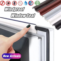 20M Self Adhesive Casement Window Door Sealing Strips Wearable Seal Foam Tape Acoustic Waterproof Dustproof Weather Stripping