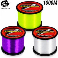 1000M-1093YDS Strong and Smooth Monofilament Fishing Line 5LB-42LB Fluorocarbon Coated Nylon for Freshwater and Saltwater Pesca