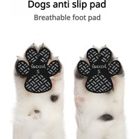 Coussinet antidérapant pour chien, 4 pièces, respirant, jetable, pour animaux de compagnie, empêche le glissement, protecteur imperméable, éviter les chiens glissants