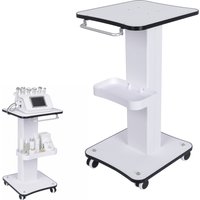 Ulepszony 3-warstwowy wózek do przechowywania 360 ° Obrotowy wózek do salonu kosmetycznego SPA, wózek do przechowywania urządzeń i umieszczania sprzętu kosmetycznego w pomieszczeniach.