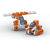 Compatible Deformable Exoskeleton Tornado Model Building Blocks Educational Assembly Kids Puzzle Small Particle Blocks