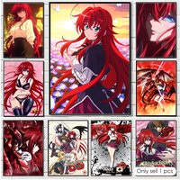 Anime High School DxD Poster Decorative Wall Art Stickers Mural Photo Print for Home Living Room Hallway Decor
